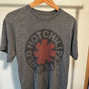 Men's Gray Red Hot Chili Peppers T-Shirt Med.